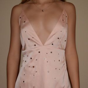 FOR LOVE AND LEMONS LONG/MIDI SLIP